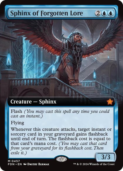 Sphinx of Forgotten Lore (Extended Art), Foundations 457