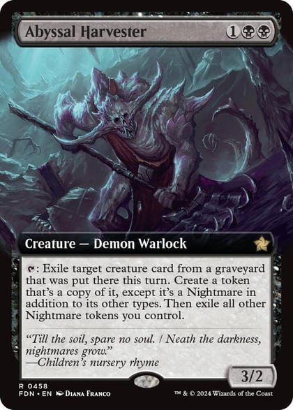 Abyssal Harvester (Extended Art), Foundations 458