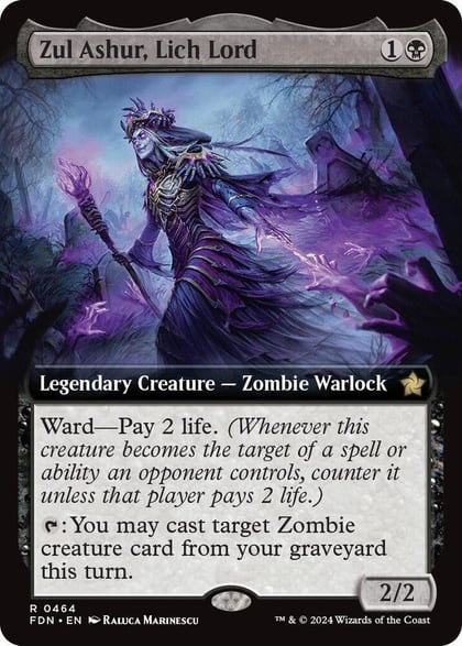 Zul Ashur, Lich Lord (Extended Art), Foundations 464