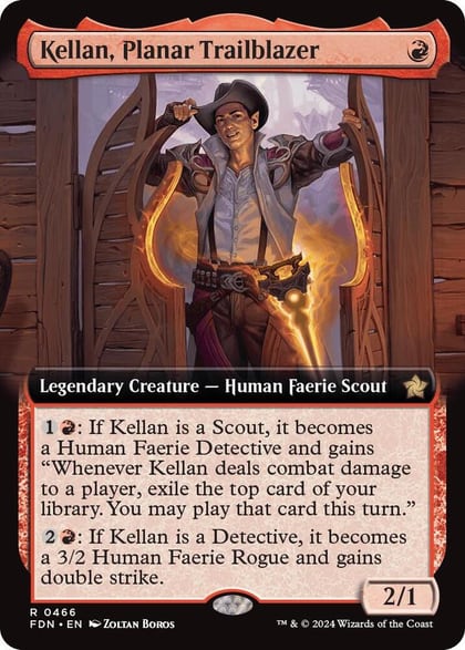 Kellan, Planar Trailblazer (Extended Art), Foundations 466