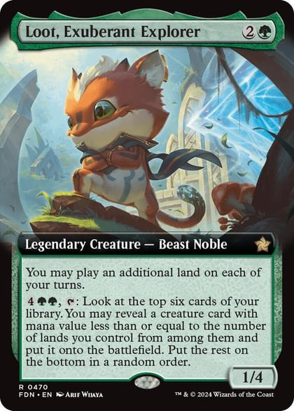 Loot, Exuberant Explorer (Extended Art), Foundations 470