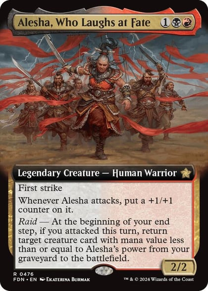 Alesha, Who Laughs at Fate (Extended Art), Foundations 476
