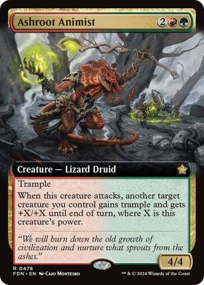 Ashroot Animist (Extended Art), Foundations 478