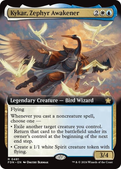 Kykar, Zephyr Awakener (Extended Art), Foundations 481