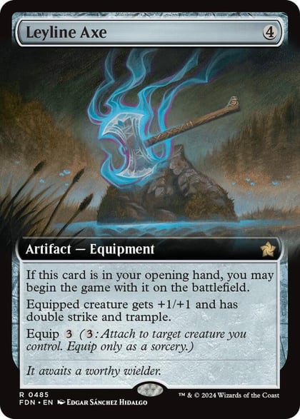 Leyline Axe (Extended Art), Foundations 485