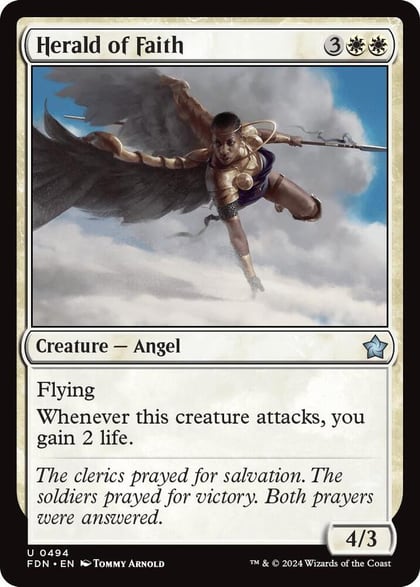 Herald of Faith (0494), Foundations 494