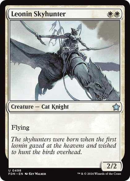 Leonin Skyhunter, Foundations 498