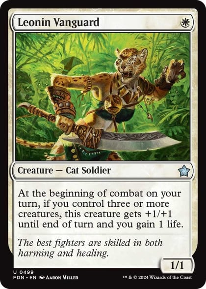 Leonin Vanguard, Foundations 499
