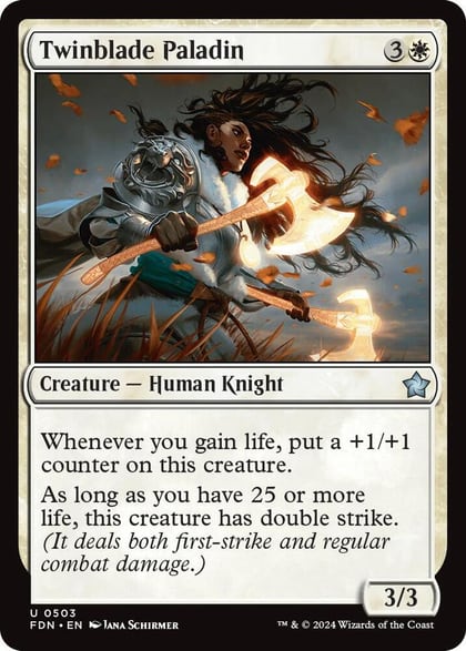Twinblade Paladin, Foundations 503