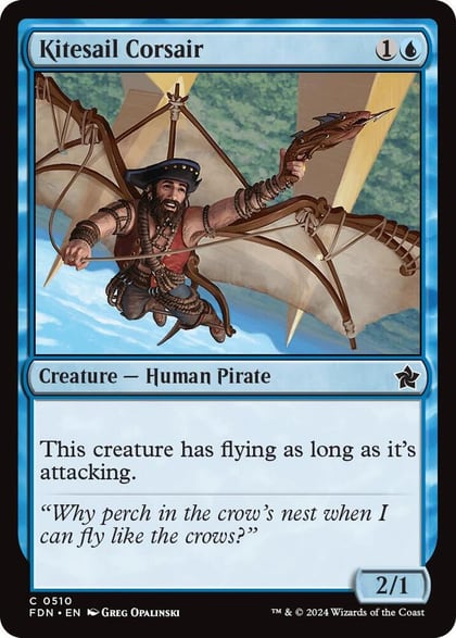 Kitesail Corsair (0510), Foundations 510