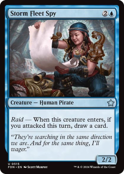 Storm Fleet Spy, Foundations 515