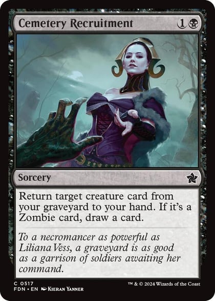 Cemetery Recruitment, Foundations 517