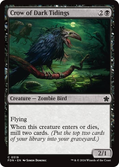 Crow of Dark Tidings, Foundations 519