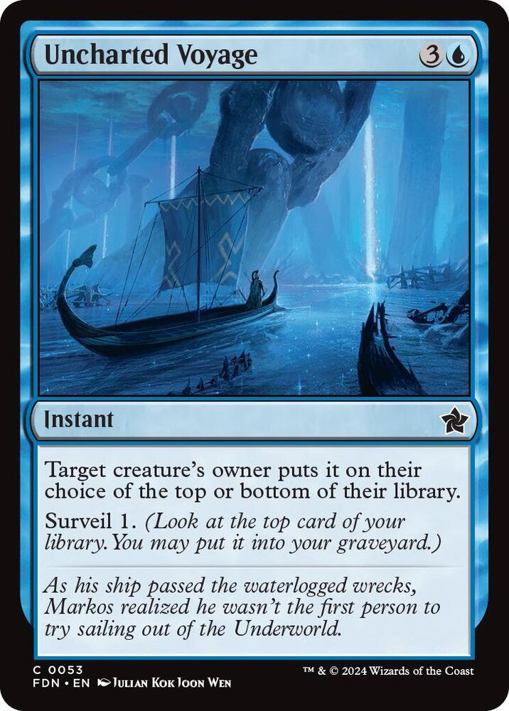 Uncharted Voyage, Foundations 53