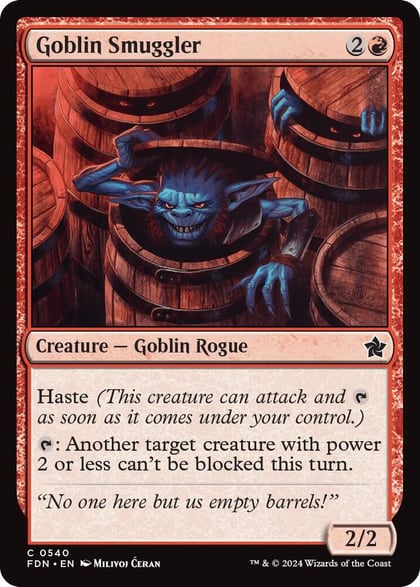 Goblin Smuggler, Foundations 540