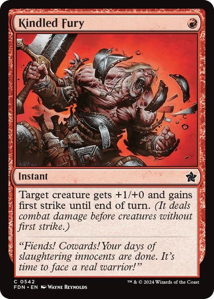 Kindled Fury, Foundations 542