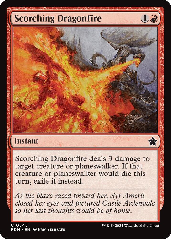 Scorching Dragonfire, Foundations 545