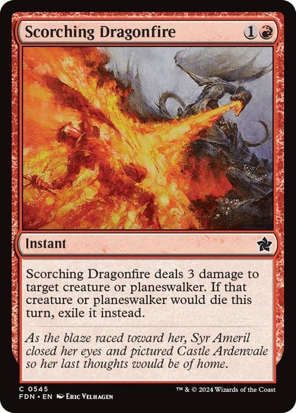Scorching Dragonfire, Foundations 545