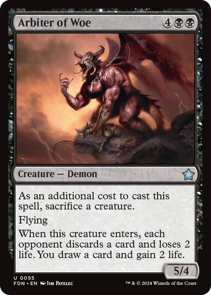Arbiter of Woe, Foundations 55
