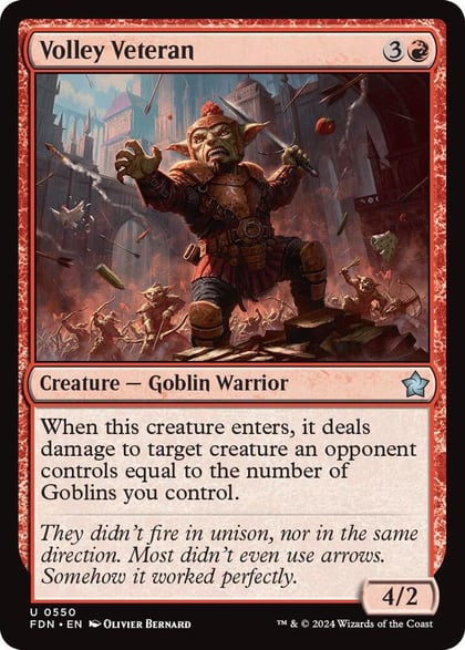 Volley Veteran, Foundations 550