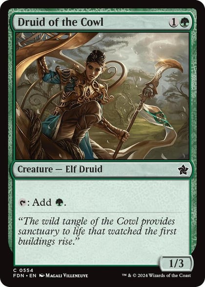 Druid of the Cowl, Foundations 554