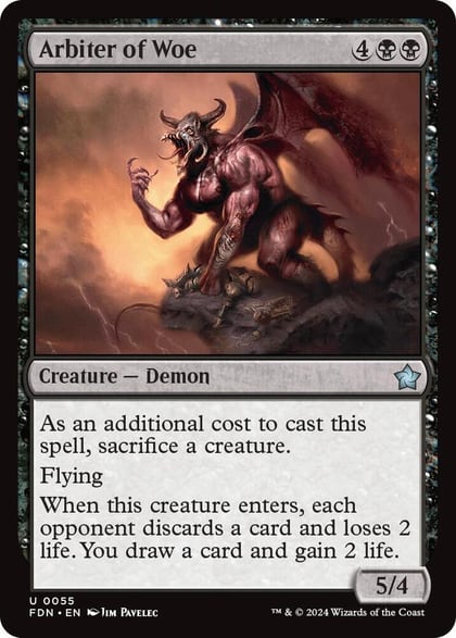Arbiter of Woe, Foundations 55