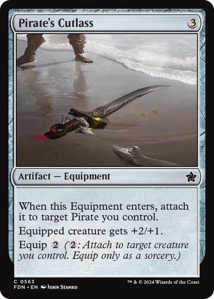 Pirate's Cutlass, Foundations 563