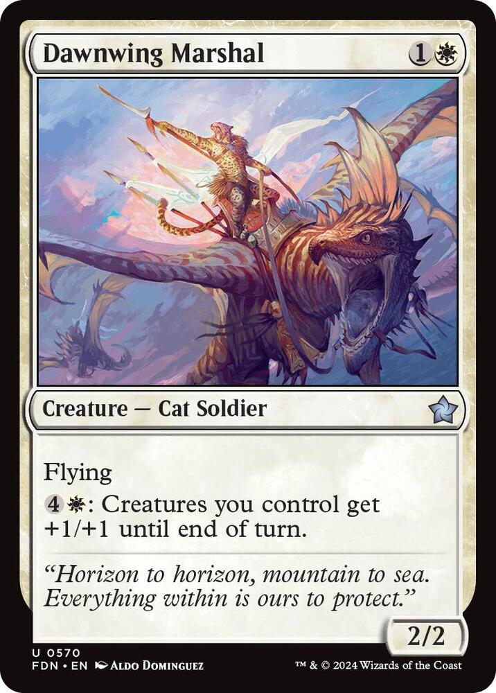 Dawnwing Marshal, Foundations 570
