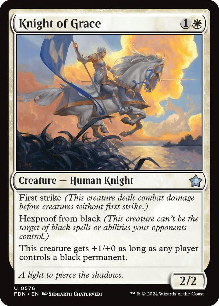 Knight of Grace, Foundations 576