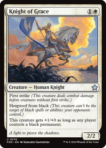 Knight of Grace, Foundations 576