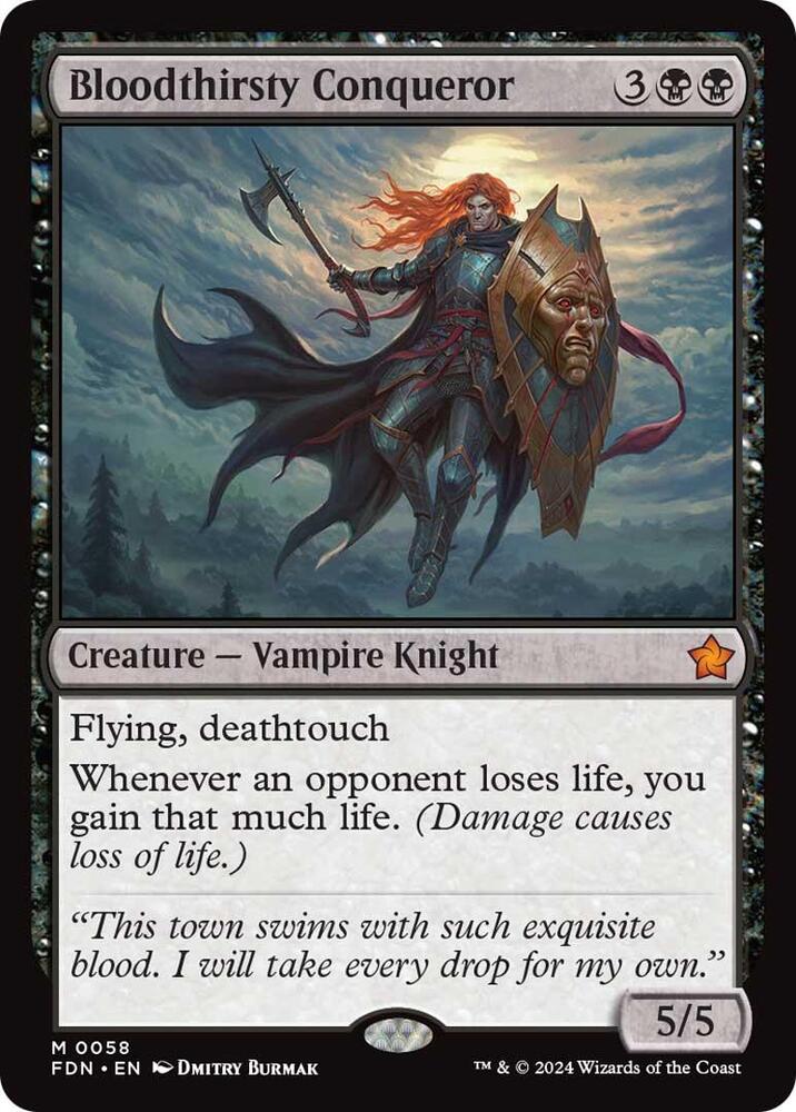 Bloodthirsty Conqueror, Foundations 58