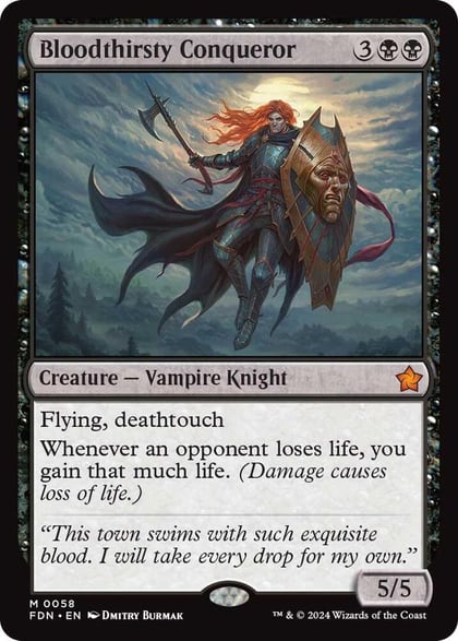 Bloodthirsty Conqueror, Foundations 58