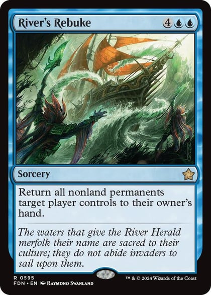 River's Rebuke, Foundations 595