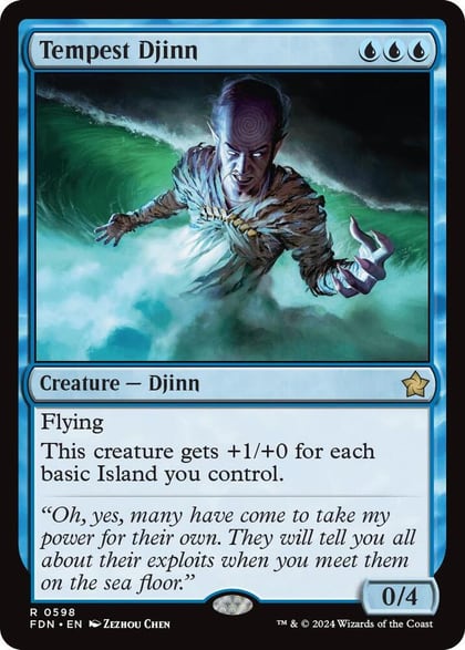 Tempest Djinn (0598), Foundations 598