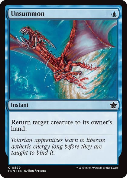 Unsummon (0599), Foundations 599
