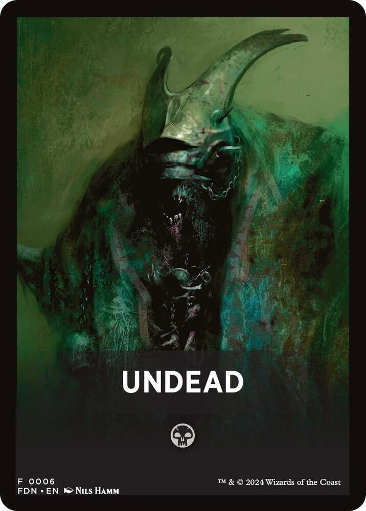 Undead Theme Card, Foundations 6