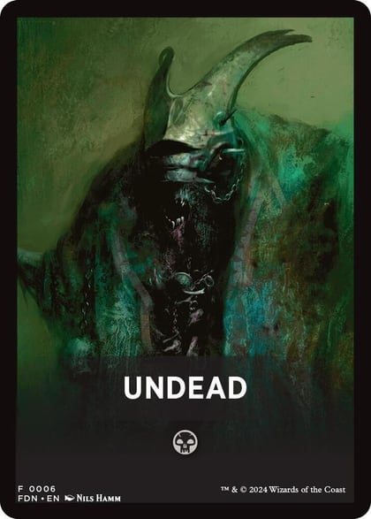 Undead Theme Card, Foundations 6
