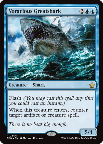 Voracious Greatshark, Foundations 600