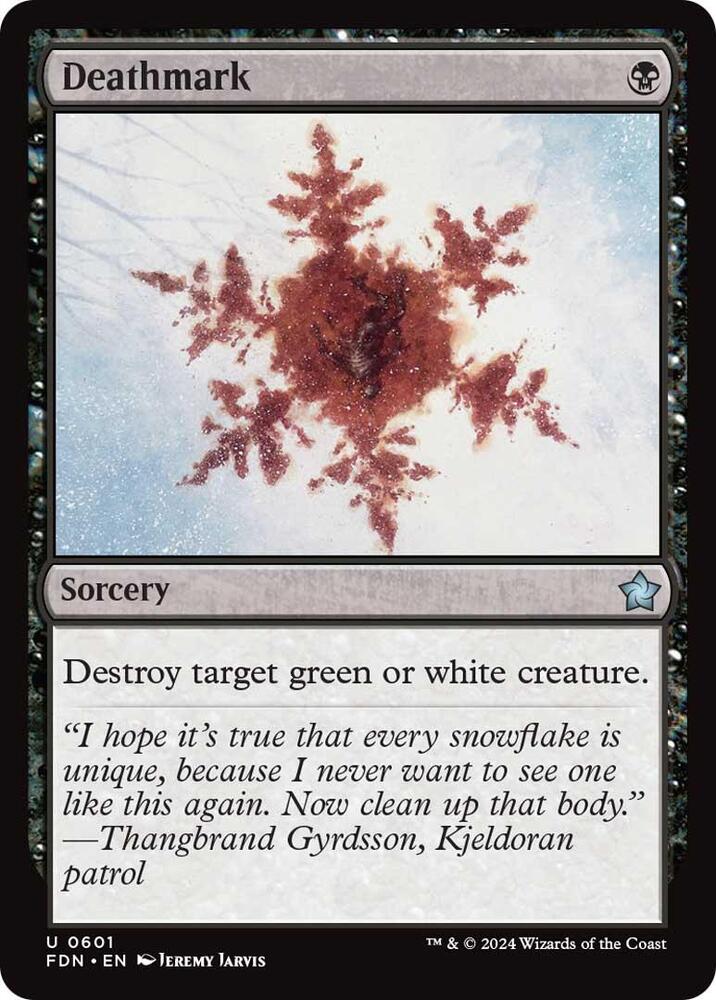 Deathmark, Foundations 601