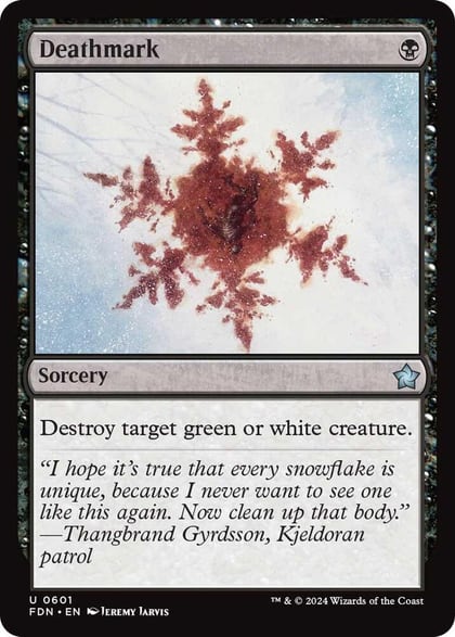 Deathmark, Foundations 601