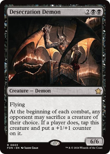 Desecration Demon, Foundations 603