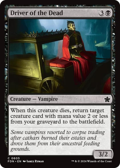 Driver of the Dead, Foundations 605