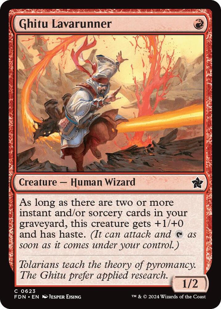 Ghitu Lavarunner, Foundations 623