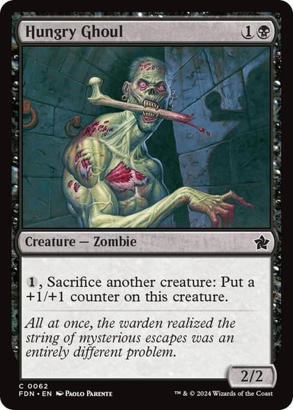 Hungry Ghoul, Foundations 62