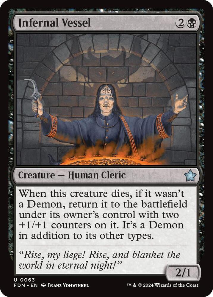 Infernal Vessel, Foundations 63