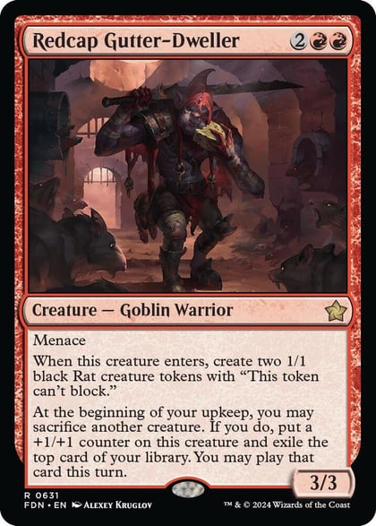 Redcap Gutter-Dweller, Foundations 631