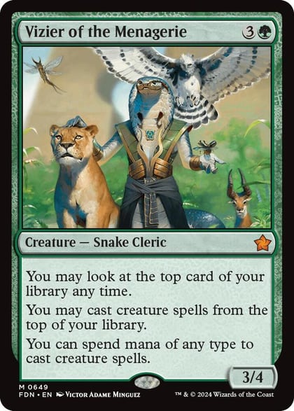 Vizier of the Menagerie (0649), Foundations 649