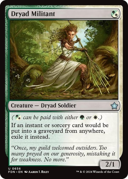 Dryad Militant, Foundations 656