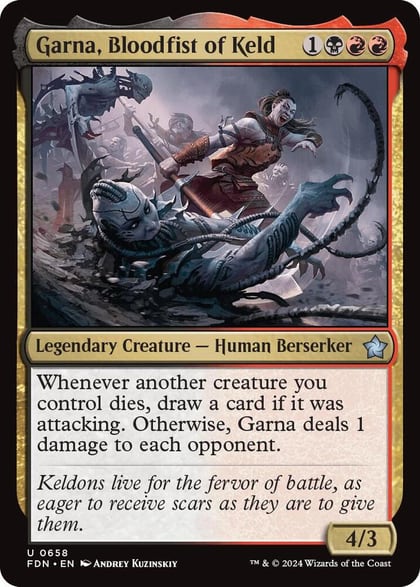 Garna, Bloodfist of Keld, Foundations 658