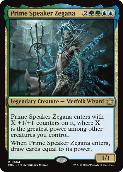 Prime Speaker Zegana, Foundations 664